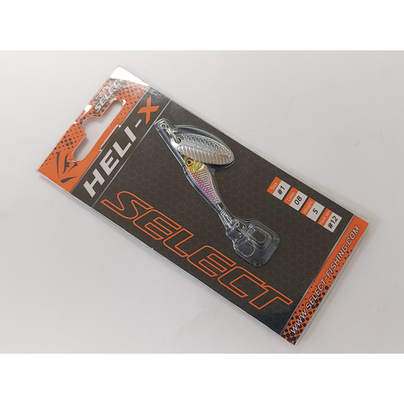 Блешня Select Heli-X №1 5.0g #08, Вага блешні: 5г, Колір блешні: 08, фото , изображение 2