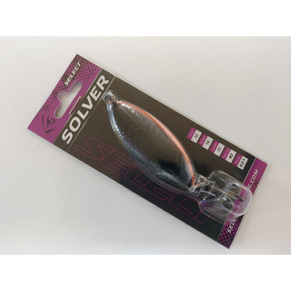 Блешня Select Solver 10.0g 71mm #12, Вага блешні: 10г, Колір блешні: 12, фото , изображение 3