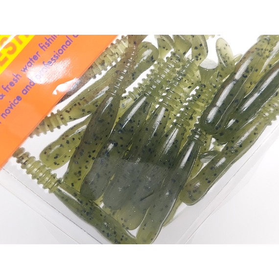 Силікон Reins Rockvibe Shad 2" 001 Watermelon Seed (20шт/уп), Довжина силікону: 2.0" (5,08 см), Колір силікону: 001 Watermelon Seed, фото , изображение 3