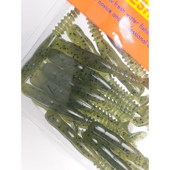 Силікон Reins Rockvibe Shad 2" 001 Watermelon Seed (20шт/уп), Довжина силікону: 2.0" (5,08 см), Колір силікону: 001 Watermelon Seed, фото , изображение 4