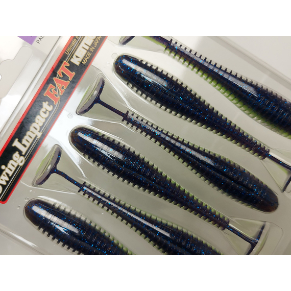 Силікон Keitech Swing Impact FAT 4.3" (6 шт/упак), колір:pal#06 violet lime berry, Довжина силікону: 4.3" (10.9 см), Колір силікону: PAL#06 Violet Lime Berry, фото , изображение 9