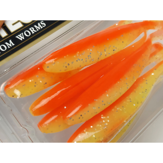 Силікон Keitech Easy Shiner 4" (7 шт/упак), колір:pal#04 sun shine lemon, Довжина силікону: 4" (10.2 см), Колір силікону: PAL#04 Sun Shine Lemon, фото , изображение 10