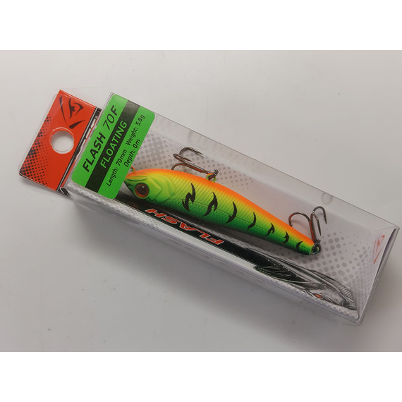 Воблер Select Flash 70F 5.8g col.02 (topwater), Цвет воблера: col.02, фото , изображение 2