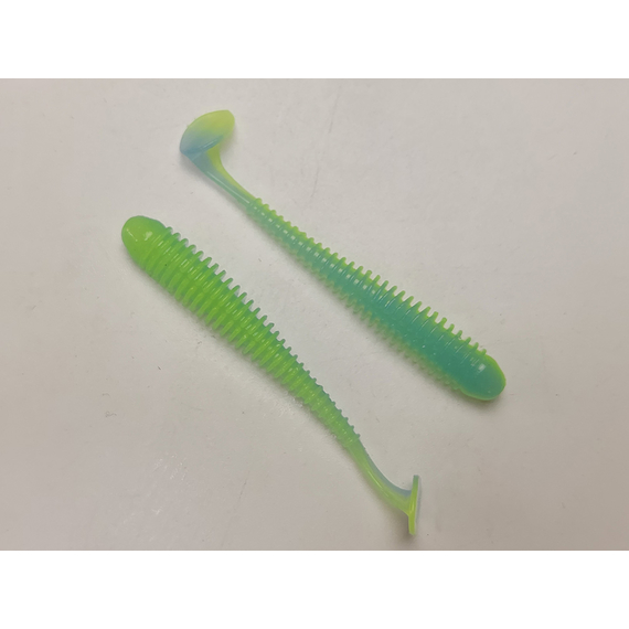 Силикон Keitech Swing Impact 2.5" (10 шт/упак) ц:pal#03 ice chartreuse, Длина силикона: 2.5" (6.3 см), Расцветка силикона: EA#13 Ice Chartreuse, фото , изображение 6