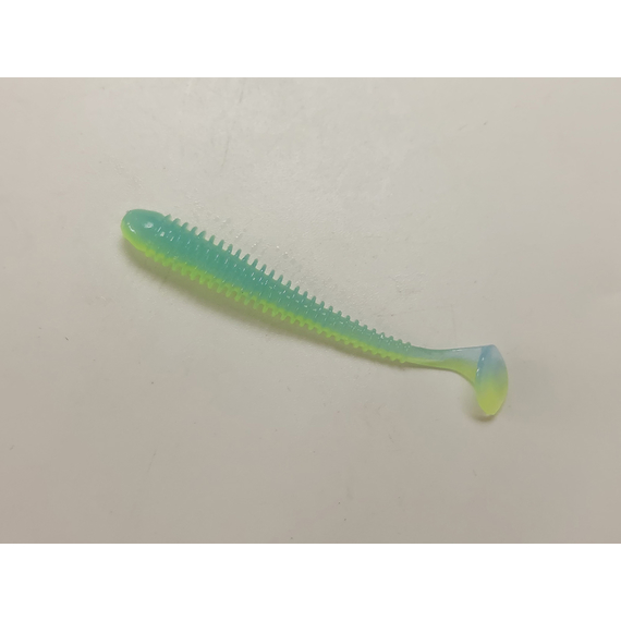 Силикон Keitech Swing Impact 2.5" (10 шт/упак) ц:pal#03 ice chartreuse, Длина силикона: 2.5" (6.3 см), Расцветка силикона: EA#13 Ice Chartreuse, фото , изображение 7