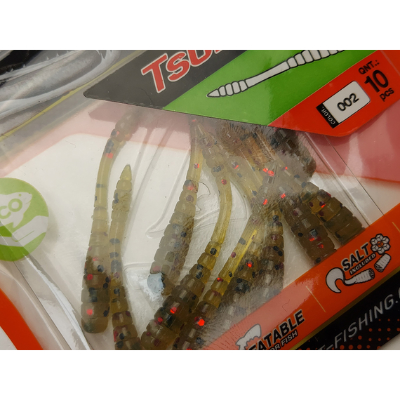 Силикон Select Tsunik 2" col.002 (10 шт/упак), Длина силикона: 2" (5.08 см), Расцветка силикона: 002, фото , изображение 4