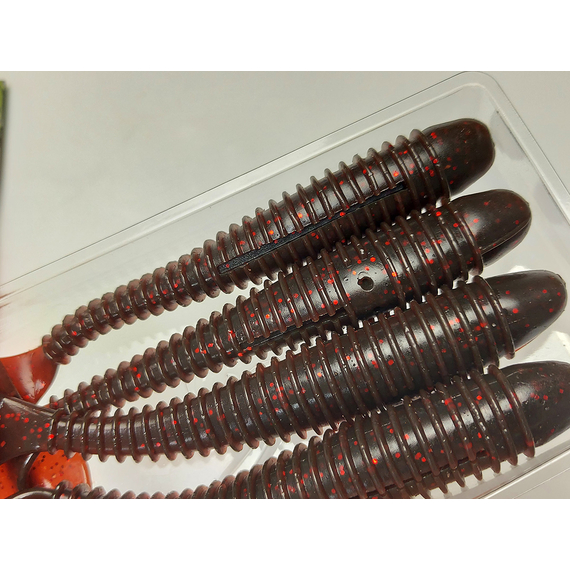 Силікон Select Fatfish 4.8" col.103 (4 шт/упак), Довжина силікону: 4.8" (12.19 см), Колір силікону: 103, фото , изображение 8