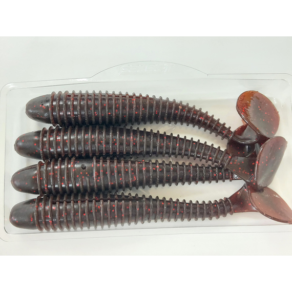 Силікон Select Fatfish 4.8" col.103 (4 шт/упак), Довжина силікону: 4.8" (12.19 см), Колір силікону: 103, фото , изображение 7