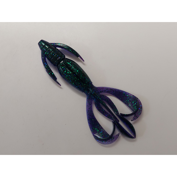 Силікон Keitech Crazy Flapper 4.4" (6 шт/упак), колір: 408 electric june bug, Довжина силікону: 4.4" (11.2 см), Колір силікону: 408 Electric June Bug, фото , изображение 2