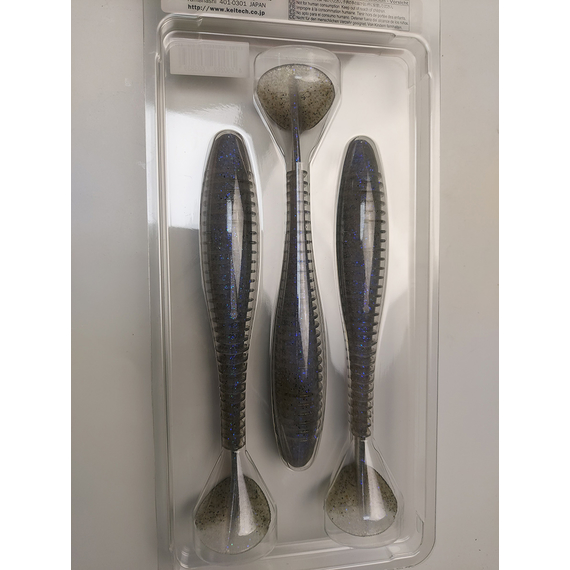 Силікон Keitech Swing Impact FAT 6.8" (3 шт/упак), колір:440 electric shad, Довжина силікону: 6.8" (17.3 см), Колір силікону: 440 Electric Shad, фото , изображение 7