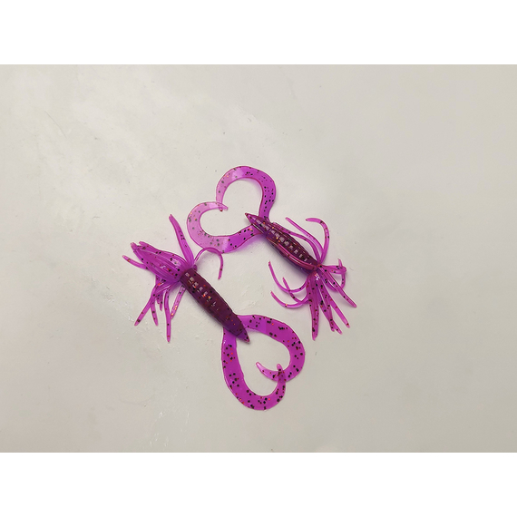 Силікон Keitech Little Spider 2" (8 шт/уп), колір:pal#13 mistic spice, Довжина силікону: 2" (5.1 см), Колір силікону: PAL#13 Mistic Spice, фото , изображение 3
