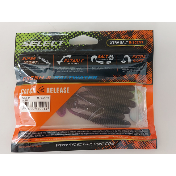 Силікон Select Fetish 3" col.888 (6 шт/упак), Довжина силікону: 3" (7.62 см), Колір силікону: 888, фото , изображение 9