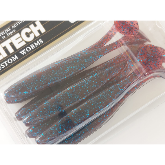 Силікон Keitech Easy Shiner 4" (7 шт/упак), колір:ea#03 grape, Довжина силікону: 4" (10.2 см), Колір силікону: EA#03 Grape, фото , изображение 8