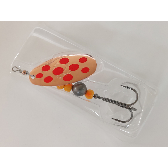 Блешня Savage Gear Caviar Spinner #4 14g 02-Copper, Вага блешні: 14g, Колір блешні: Copper, фото , изображение 2