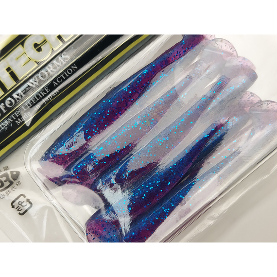 Силікон Keitech Easy Shiner 3" (10 шт/уп), колір:ea#14 clear morning dawn, Довжина силікону: 3" (7.6 см), Колір силікону: ea#14 clear morning dawn, фото , изображение 7