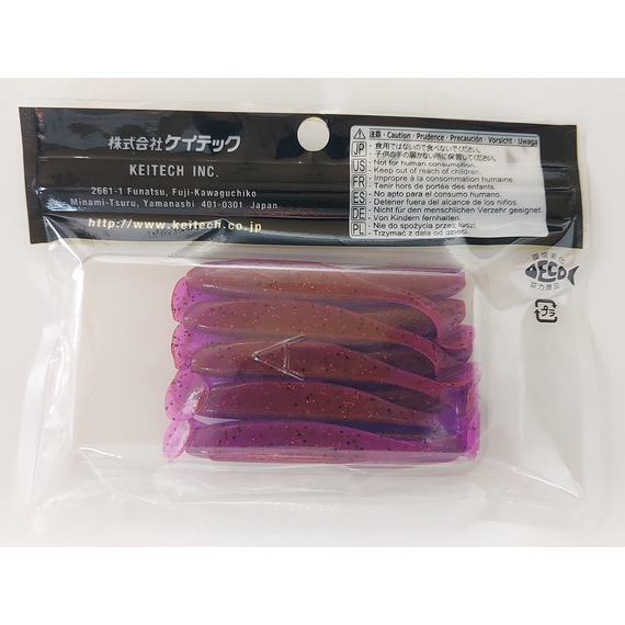 Силікон Keitech Easy Shiner 3" (10 шт/упак), колір:pal#13 mistic spice, Довжина силікону: 3" (7.6 см), Колір силікону: PAL#13 Mistic Spice, фото , изображение 16
