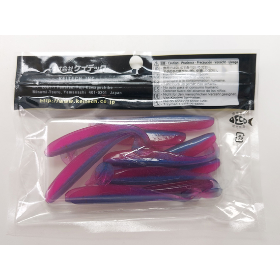 Силікон Keitech Easy Shiner 3" (10 шт/уп), колір:473 morning dawn, Довжина силікону: 3" (7.6 см), Колір силікону: 473 Morning Dawn, фото , изображение 15