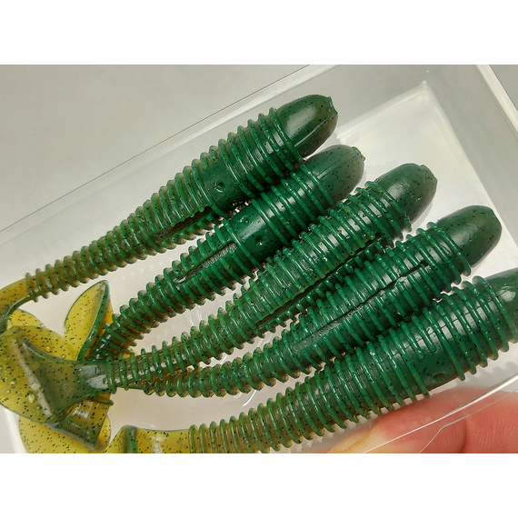 Силікон Select Fatfish 3.8" col.087 (5 шт/упак), Довжина силікону: 3.8" (9.65 см), Колір силікону: 087, фото , изображение 7