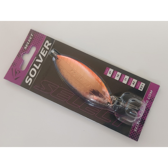 Блешня Select Solver 10.0g 71mm #07, Вага блешні: 10г, Колір блешні: 07, фото , изображение 3