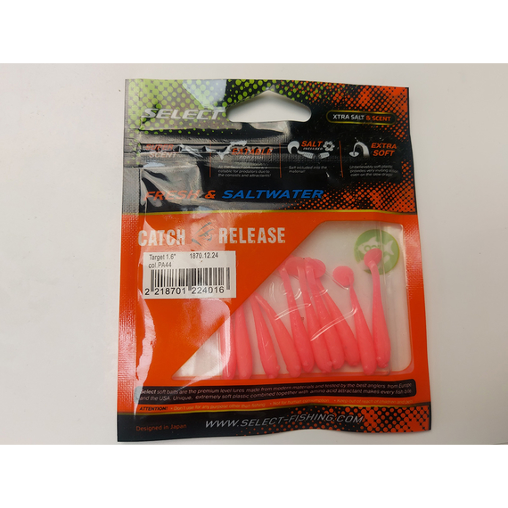 Силикон Select Target 1.6" col.PA44 (10 шт/упак), Длина силикона: 1.6" (4.06 см), Расцветка силикона: PA44, фото , изображение 9