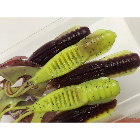 Силикон Select Kraken 3" col.201 (5 шт/упак), Длина силикона: 3" (7.62 см), Расцветка силикона: 201, фото , изображение 10