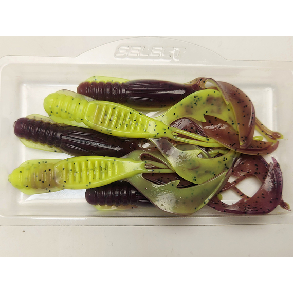 Силикон Select Kraken 3" col.201 (5 шт/упак), Длина силикона: 3" (7.62 см), Расцветка силикона: 201, фото , изображение 4