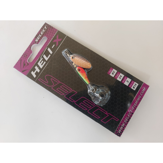 Блешня Select Heli-X №0 3.0g #04, Вага блешні: 3г, Колір блешні: 04, фото , изображение 3