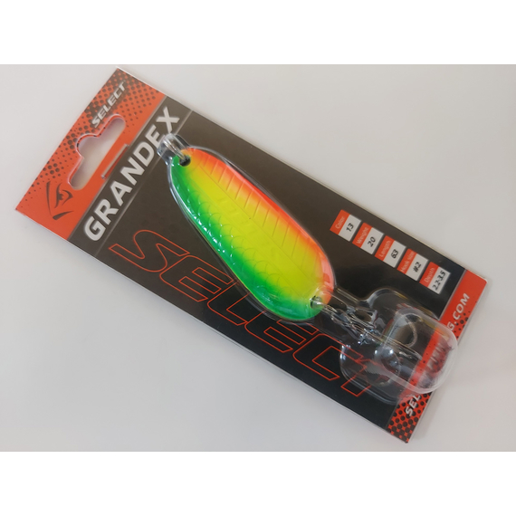 Блешня Select Grandex 20.0g 63mm #13, Вага блешні: 20г, Колір блешні: 13, фото , изображение 3