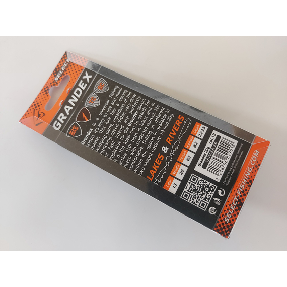 Блешня Select Grandex 20.0g 63mm #13, Вага блешні: 20г, Колір блешні: 13, фото , изображение 6