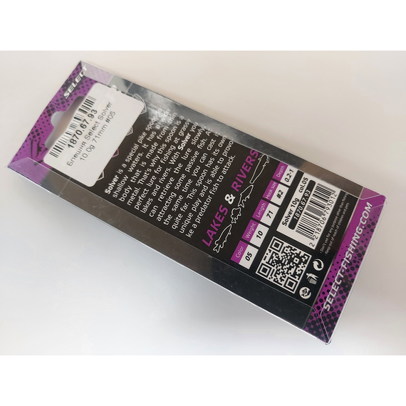 Блешня Select Solver 10.0g 71mm #05, Вага блешні: 10г, Колір блешні: 05, фото , изображение 6