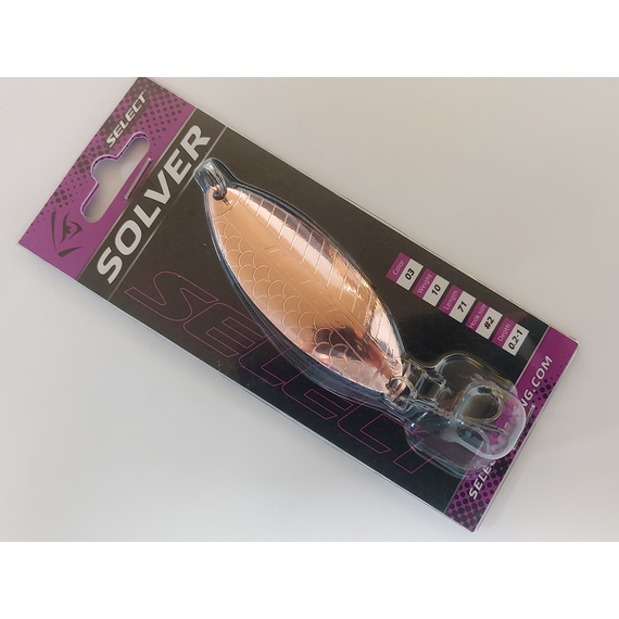 Блешня Select Solver 10.0g 71mm #03, Вага блешні: 10г, Колір блешні: 03, фото , изображение 3