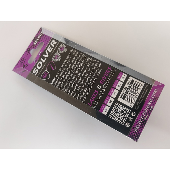 Блешня Select Solver 10.0g 71mm #03, Вага блешні: 10г, Колір блешні: 03, фото , изображение 6