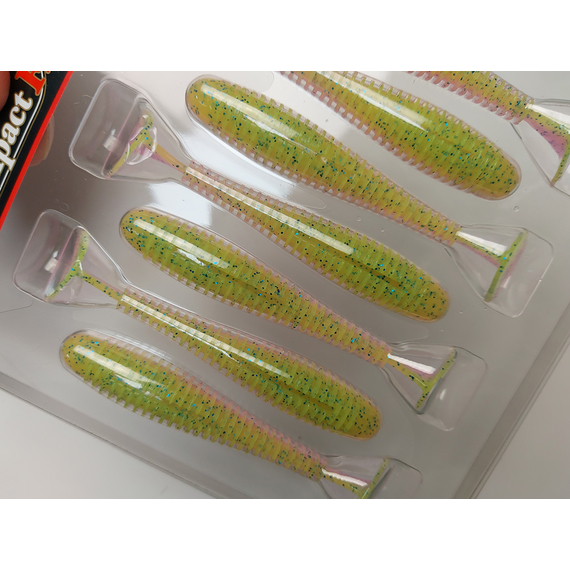 Силікон Keitech Swing Impact FAT 3.3" (7 шт/упак), колір:ea#16 cotton candy blue f, Довжина силікону: 3.3" (8.4 см), Колір силікону: ea#16 cotton candy blue f, фото , изображение 8