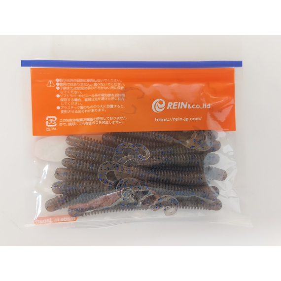 Силикон Reins G TAIL SATURN 2.5" 020 Yoshinobori SP 20шт, Длина силикона: 2.5" (6,35 см), Расцветка силикона: 020 Yoshinobori SP, фото , изображение 4