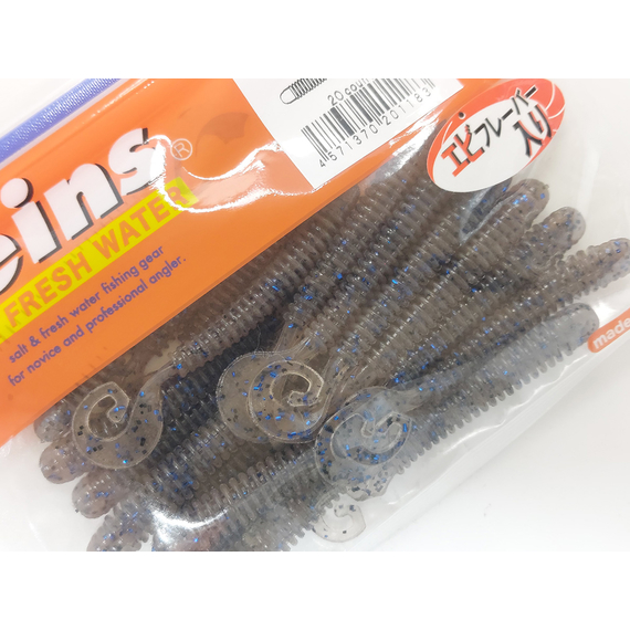 Силикон Reins G TAIL SATURN 2.5" 020 Yoshinobori SP 20шт, Длина силикона: 2.5" (6,35 см), Расцветка силикона: 020 Yoshinobori SP, фото , изображение 3