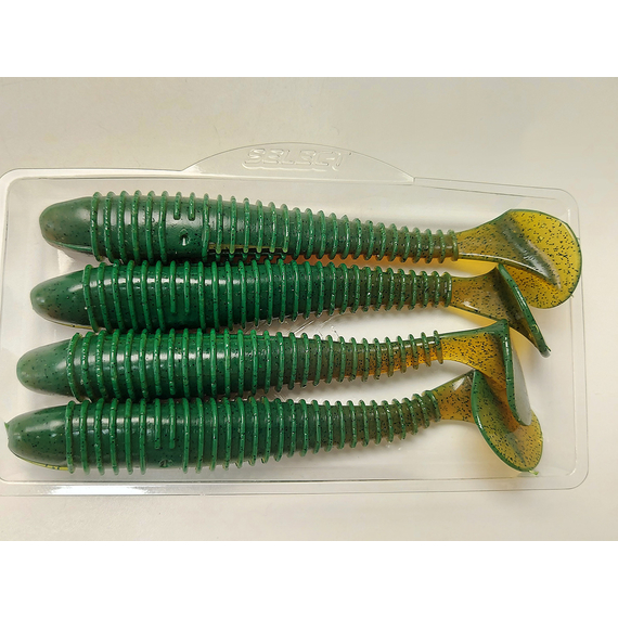 Силікон Select Fatfish 4.8" col.087 (4 шт/упак), Довжина силікону: 4.8" (12.19 см), Колір силікону: 087, фото , изображение 8