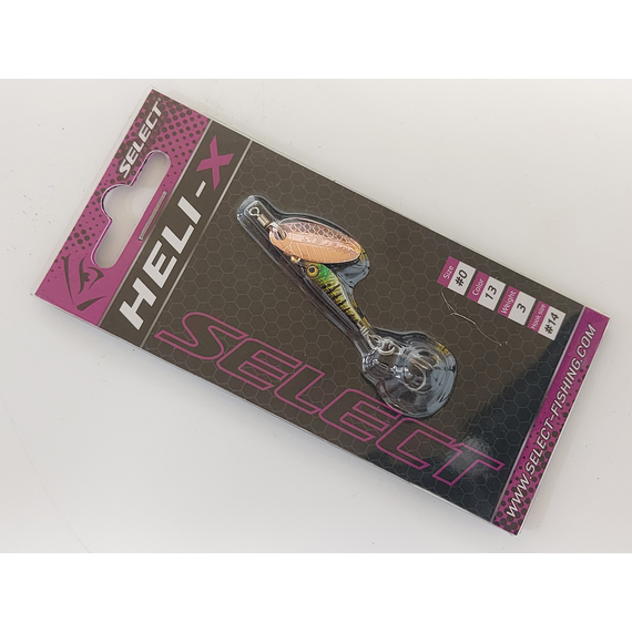 Блешня Select Heli-X №0 3.0g #13, Вага блешні: 3г, Колір блешні: 13, фото , изображение 3