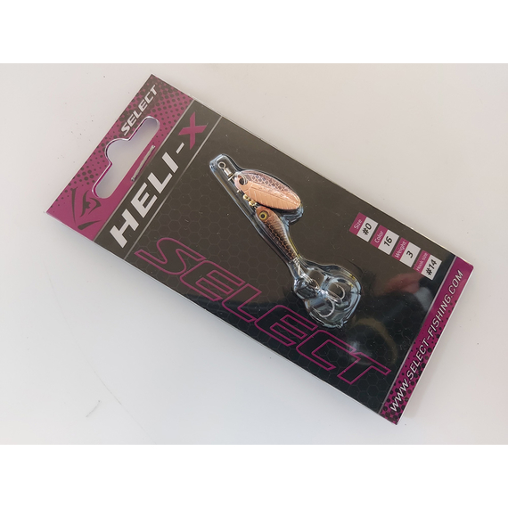 Блешня Select Heli-X №0 3.0g #16, Вага блешні: 3г, Колір блешні: 16, фото , изображение 2