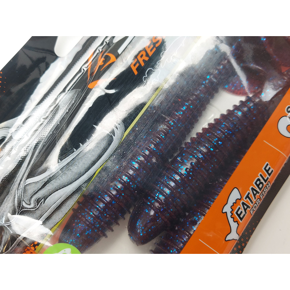 Силікон Select Fatfish 5.8" col.110 (4 шт/упак), Довжина силікону: 5.8" (14.73 см), Колір силікону: 110, фото , изображение 6