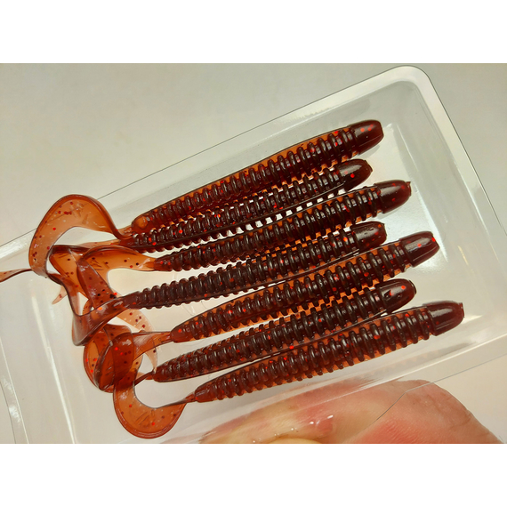 Силикон Select Freek Slim 3" col.103 (7 шт/пак), Длина силикона: 3" (7.62 см), Расцветка силикона: 103, фото , изображение 9