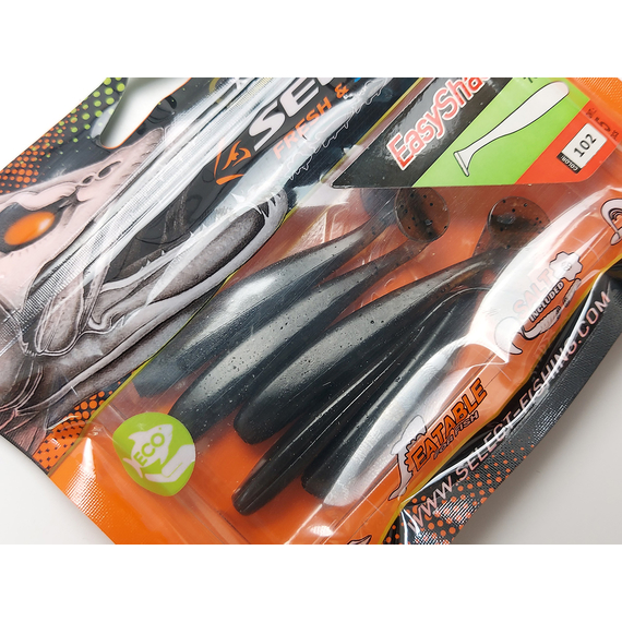 Силікон Select Easy Shad 3" col.102 (5 шт/упак), Довжина силікону: 3" (7.62 см), Колір силікону: 102, фото , изображение 9
