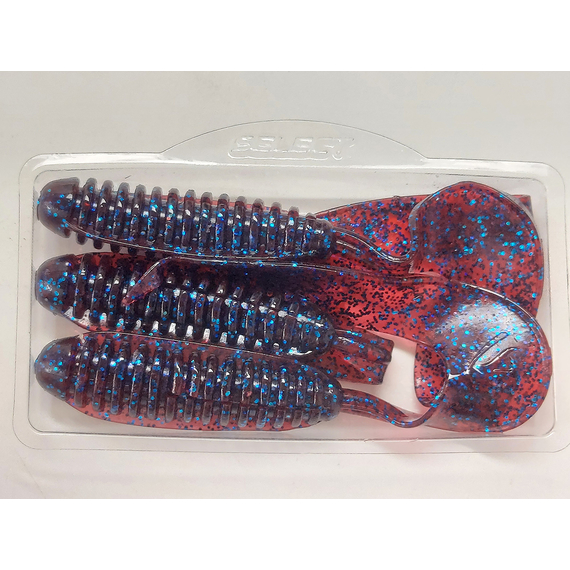 Силикон Select Freek 5.5" col.110 (3 шт/упак), Длина силикона: 5.5" (13.97 см), Расцветка силикона: 110, фото , изображение 6