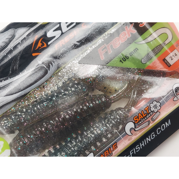 Силикон Select Freek 5.5" col.214 (3 шт/упак), Длина силикона: 5.5" (13.97 см), Расцветка силикона: 214, фото , изображение 7