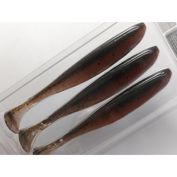 Силікон Keitech Easy Shiner 6.5" (3 шт/упак), колір:404 red crawdad, Довжина силікону: 6.5" (16.5 см), Колір силікону: 404 Red Crawdad, фото , изображение 13