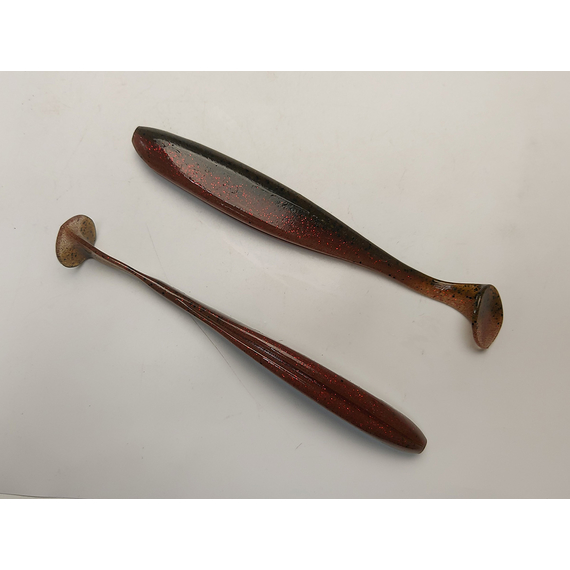 Силікон Keitech Easy Shiner 6.5" (3 шт/упак), колір:404 red crawdad, Довжина силікону: 6.5" (16.5 см), Колір силікону: 404 Red Crawdad, фото , изображение 5