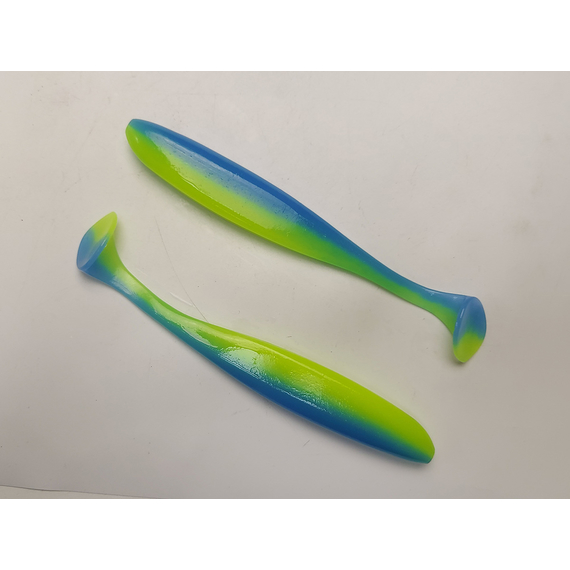 Силикон Keitech Easy Shiner 6.5" (3 шт/упак) ц:pal#03 ice chartreuse, Длина силикона: 6.5" (16.5 см), Расцветка силикона: PAL#03 Ice Chartreuse, фото , изображение 4