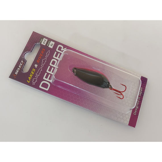 Блесна Select Deeper Lakes & Rivers 5.0g #015 BP (Black Pink), фото , изображение 2