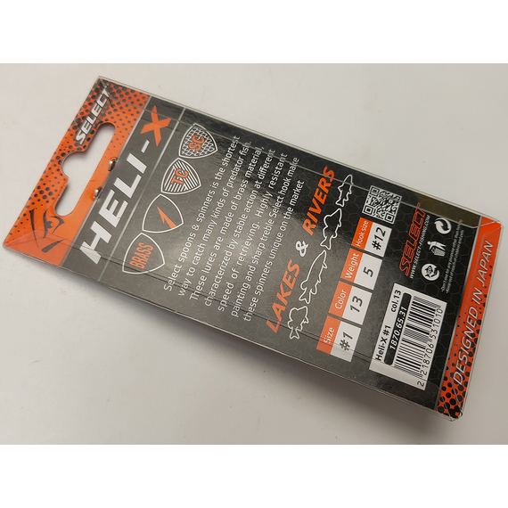 Блешня Select Heli-X №1 5.0g #13, Вага блешні: 5г, Колір блешні: 13, фото , изображение 4