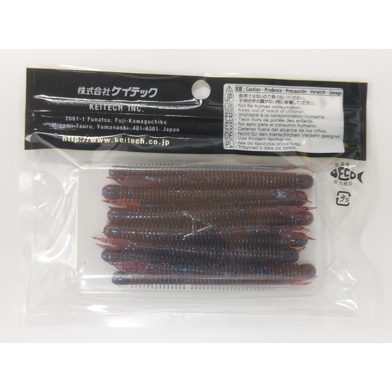 Силикон Keitech Live Impact 3" 12 ц:ea#03 grape, Длина силикона: 3" (7.6 см), Расцветка силикона: EA#03 Grape, фото , изображение 9