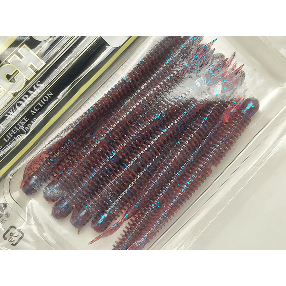 Силикон Keitech Live Impact 3" 12 ц:ea#03 grape, Длина силикона: 3" (7.6 см), Расцветка силикона: EA#03 Grape, фото , изображение 7